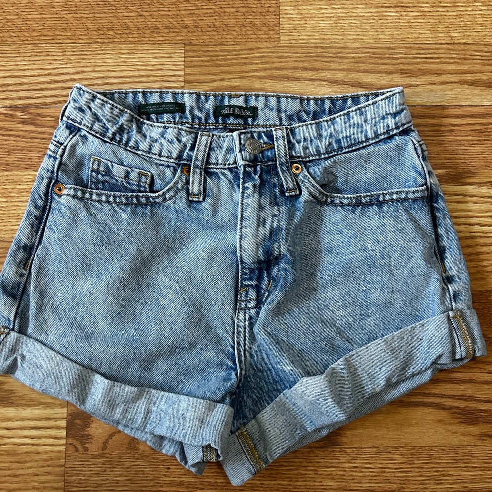 Target Light Blue Denim Shorts